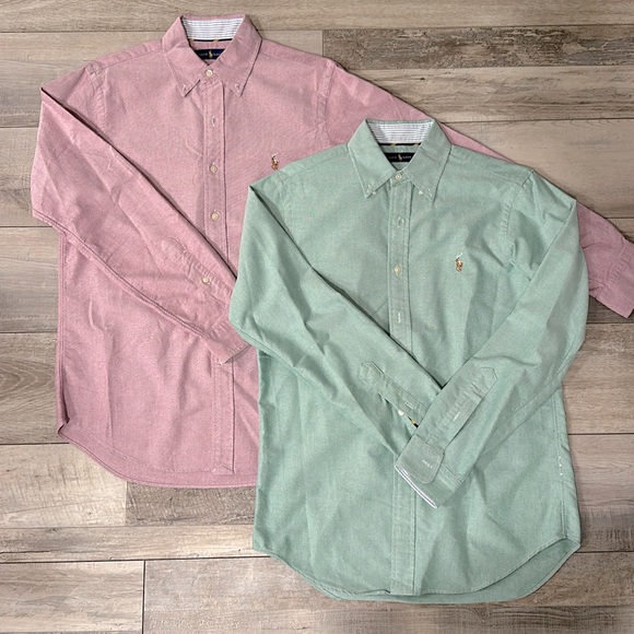 2 Ralph Lauren 🐎 Button Up dress shirts - Picture 1 of 7